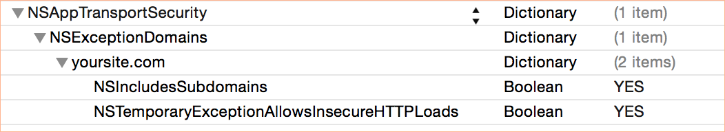 Loading data from insecure HTTP sources in iOS 9 with NSURLSession