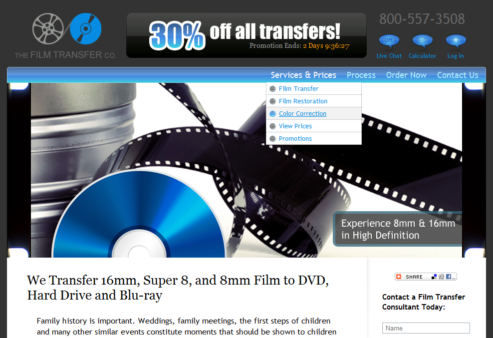 Film Transfer Online Store