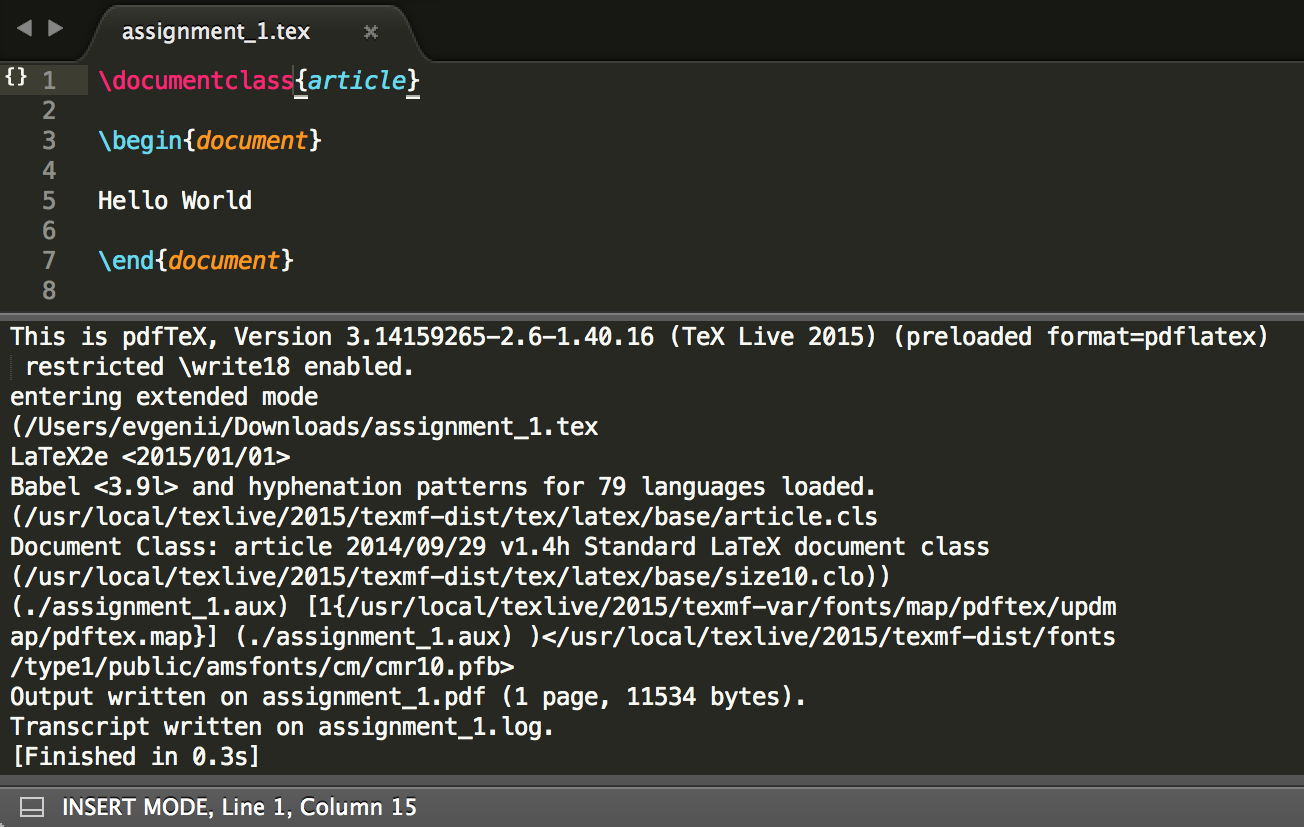 osx sublime text