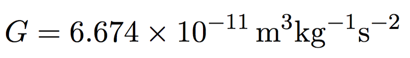 The gravitational constant