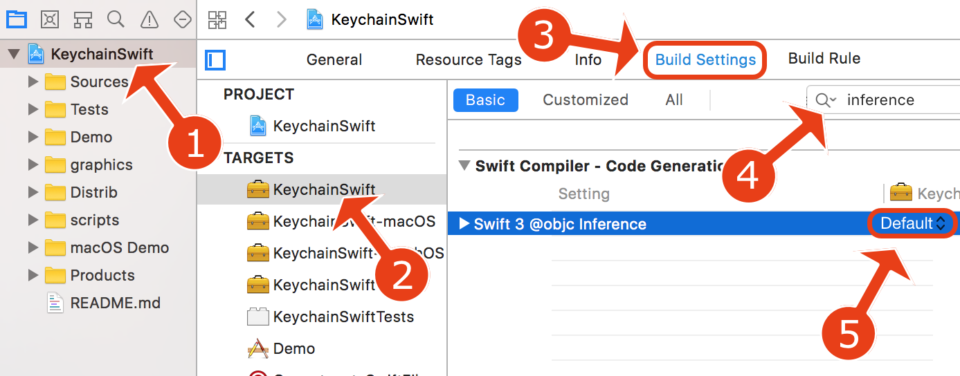 Disabling Swift 3 @objc inrefence in Xcode 9